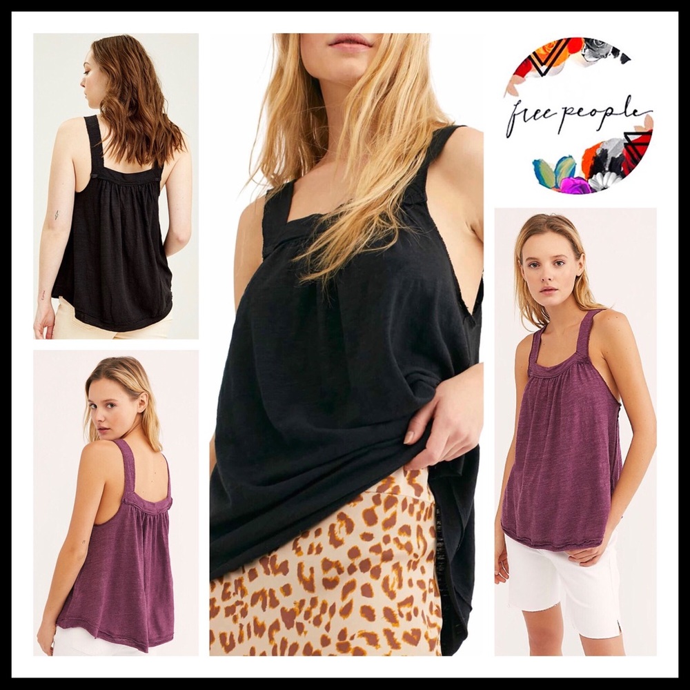 FREE PEOPLE BOHO FLOWY TANK TOP TUNIC TEE A2C - Picture 16 of 16